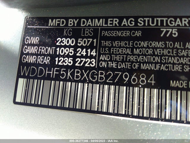 Mercedes-Benz E-class E 350 2016 WDDHF5KBXGB279684 Image 11