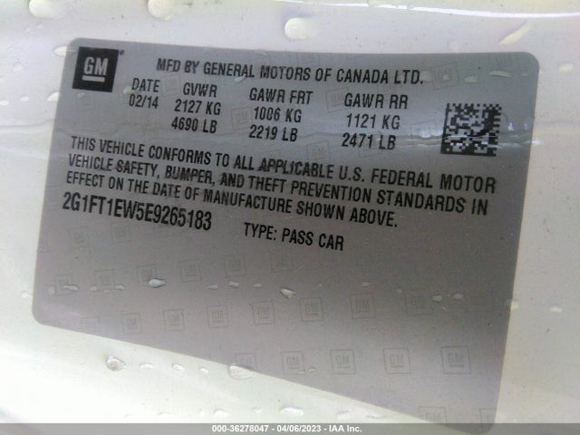 Chevrolet CAMARO SS 2014 2G1FT1EW5E9265183 Image 11