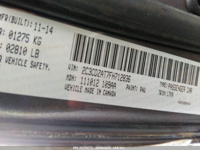 2C3CDZAT7FH712836 Dodge Challenger R/t
