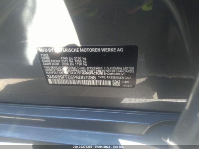 3MW89FF06P8D07088 BMW 3 Series 330i Xdrive