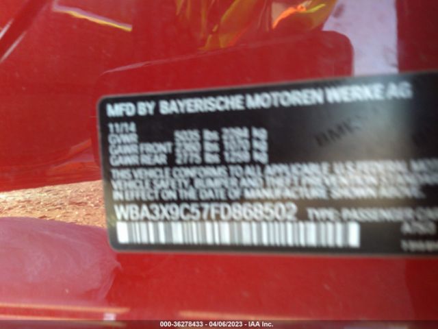 WBA3X9C57FD868502 BMW 3 Series Gran Turismo 335i Xdrive