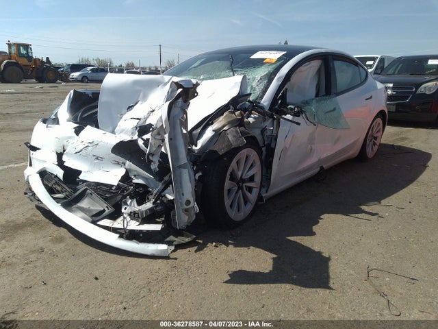 Tesla Model 3 Long Range 2021 5YJ3E1EBXMF072555 Image 2