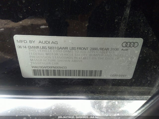 WAU3GAFD6FN009433 Audi A8 L 3.0t