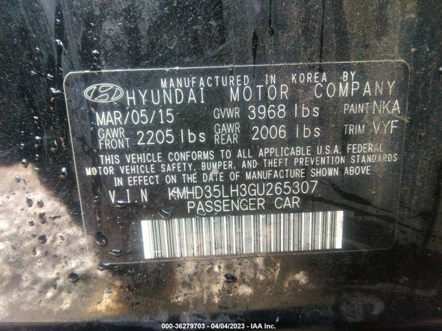 Hyundai ELANTRA GT 2016 KMHD35LH3GU265307 Image 10