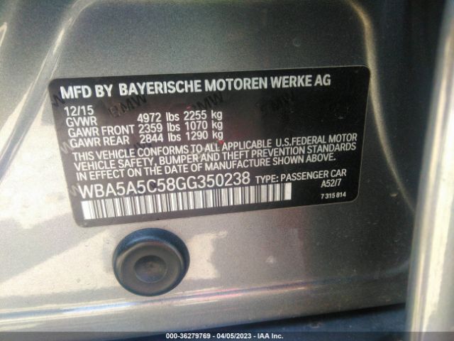 WBA5A5C58GG350238 BMW 5 Series 528i
