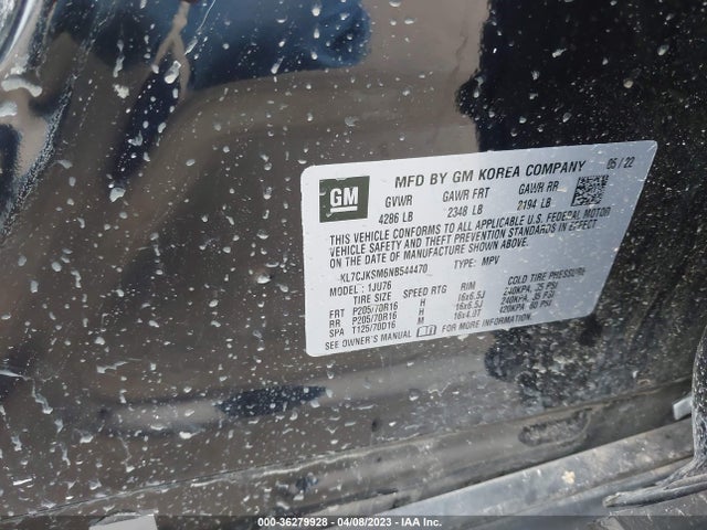 Chevrolet TRAX LS 2022 KL7CJKSM6NB544470 Image 9