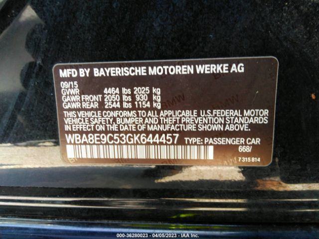 WBA8E9C53GK644457 BMW 3 Series 328i