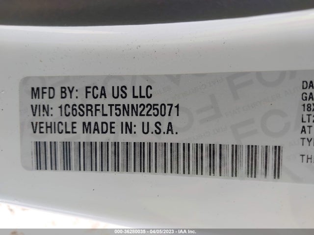 RAM 1500 Rebel 2022 1C6SRFLT5NN225071 Image 10