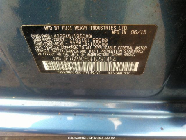 JF1GPAC60F8291454 Subaru Impreza Wagon 2.0i Premium