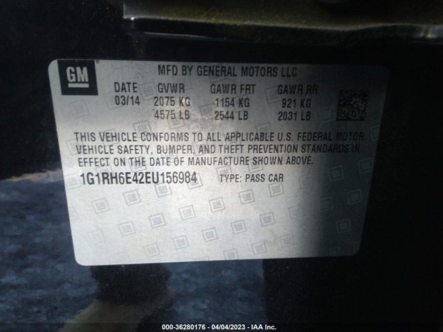 Chevrolet Volt 2014 1G1RH6E42EU156984 Image 9