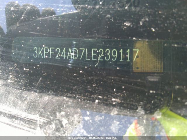 3KPF24AD7LE239117 KIA Forte Lxs