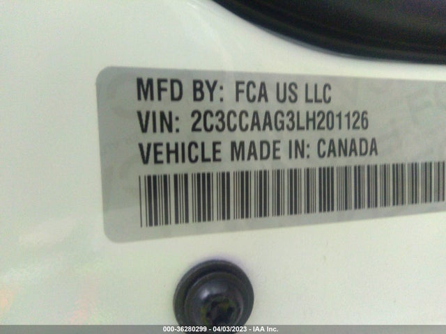 2C3CCAAG3LH201126 Chrysler 300 Touring L