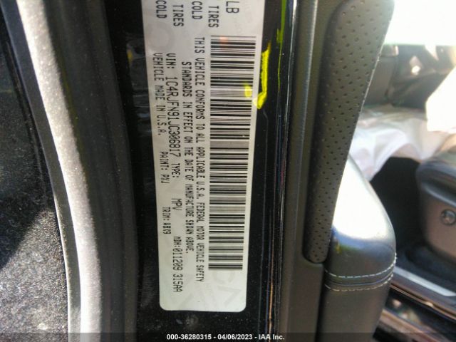 1C4RJFN91JC306817 Jeep Grand Cherokee Trackhawk