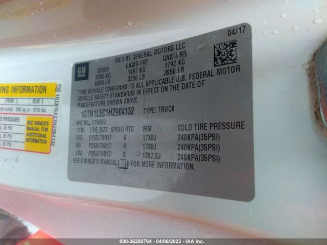 1GTN1LEC1HZ904132 GMC SIERRA 1500
