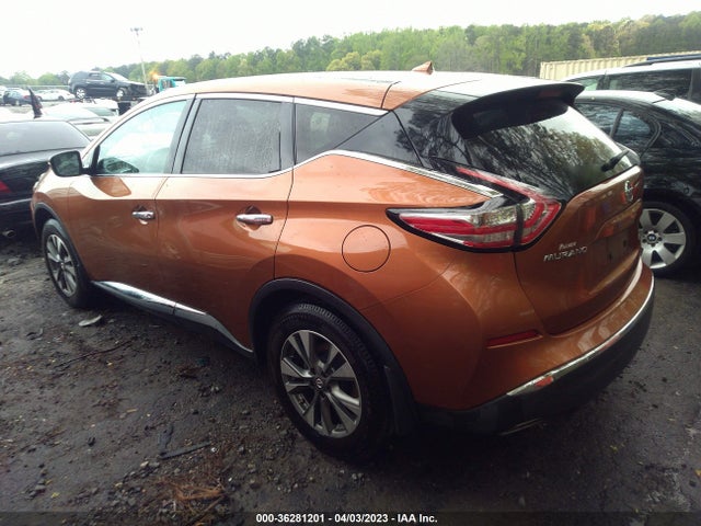 2015 NISSAN MURANO S VIN: 5N1AZ2MGXFN263231