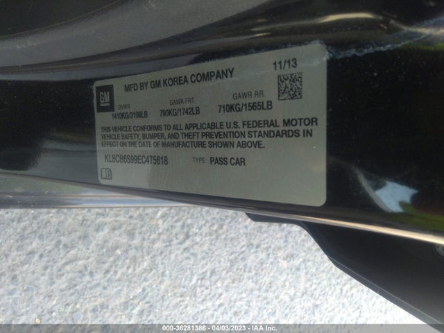 Chevrolet SPARK LS 2014 KL8CB6S99EC475618 Image 10