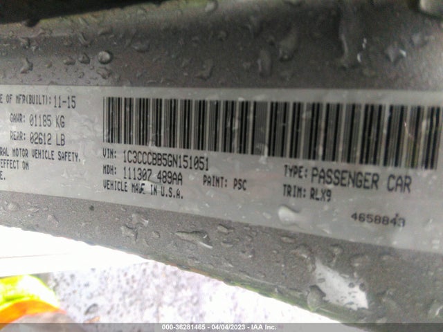 Chrysler 200 S 2016 1C3CCCBB5GN151051 Image 9