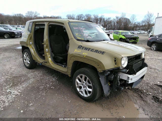 Продажа на аукционе авто 2015 Jeep Renegade Latitude, vin: ZACCJBBT1FPB48643, номер лота: 36281562