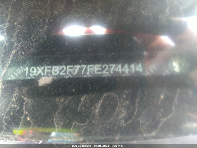 Honda Civic Sedan Se 2015 19XFB2F77FE274414 Image 9