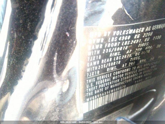 WVGBV3AX9EW566570 Volkswagen Tiguan Sel