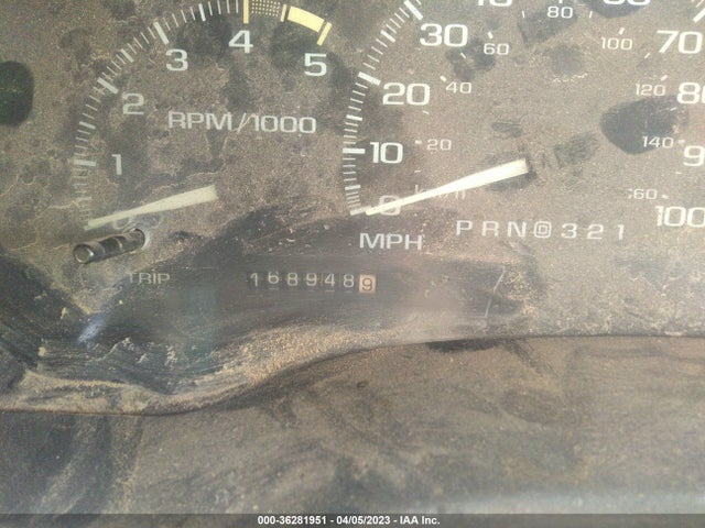 1995 CHEVROLET GMT-400 K1500 VIN: 1GCEK14H2SZ142967