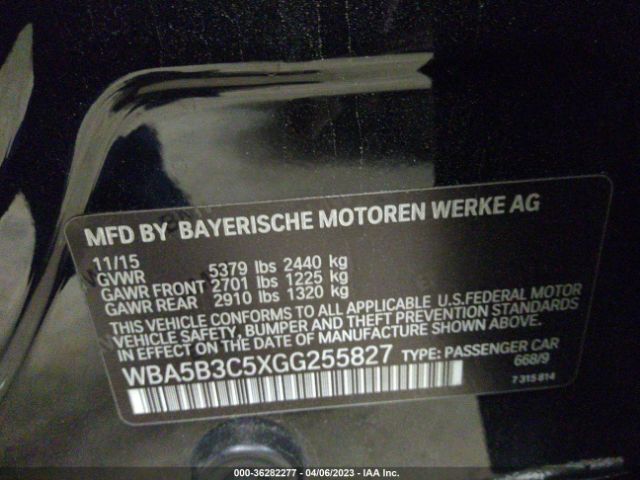 WBA5B3C5XGG255827 BMW 5 Series 535i Xdrive
