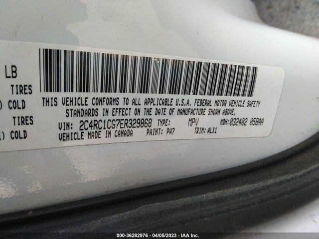 2C4RC1CG7ER329868 Chrysler Town & Country Touring-l