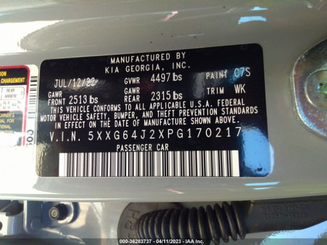 5XXG64J2XPG170217 KIA K5 Gt-line