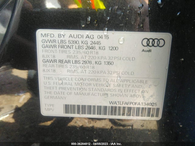 WA1LFAFP0FA134025 Audi Q5 Premium Plus