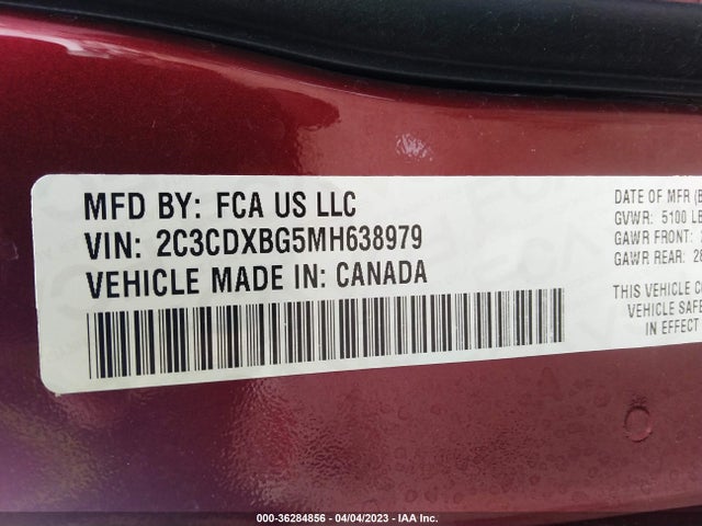 Dodge Charger Sxt 2021 2C3CDXBG5MH638979 Image 9