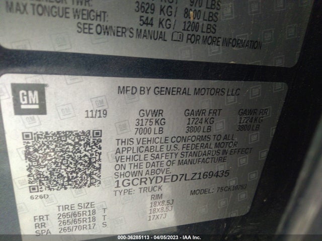 Chevrolet Silverado 1500 Lt 2020 1GCRYDED7LZ169435 Image 9