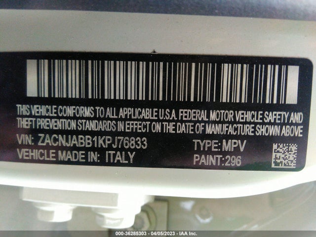 Jeep Renegade Latitude 2019 ZACNJABB1KPJ76833 Image 10