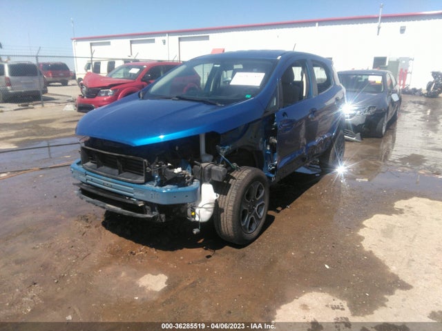 2021 FORD ECOSPORT S VIN: MAJ6S3FL7MC406679