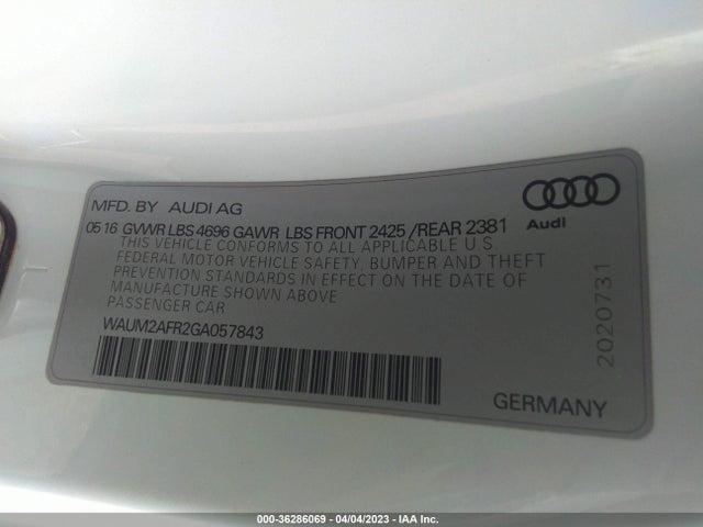 Audi A5 Premium Plus 2016 WAUM2AFR2GA057843 Image 9