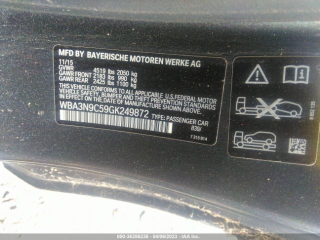 WBA3N9C59GK249872 BMW 4 Series 428i Xdrive