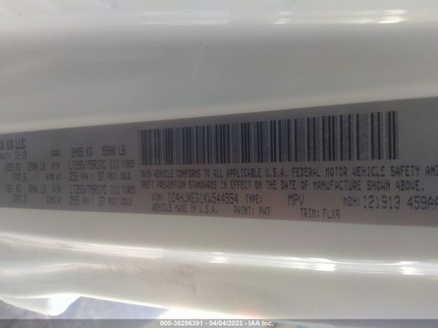 1C4HJXEG1KW544554 Jeep Wrangler Unlimited Moab