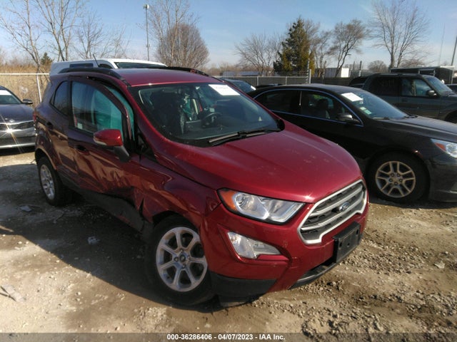 2019 FORD ECOSPORT SE VIN: MAJ6S3GL5KC300890