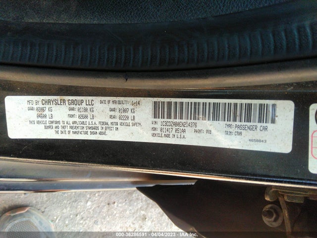 Dodge AVENGER SE 2014 1C3CDZAB0EN214376 Image 9