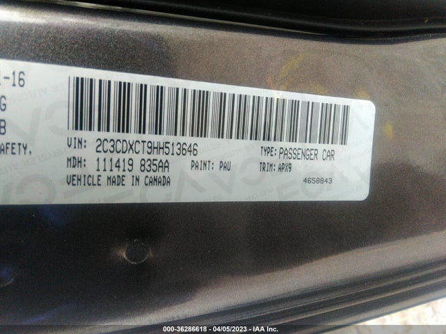Dodge CHARGER R/T 2017 2C3CDXCT9HH513646 Image 9