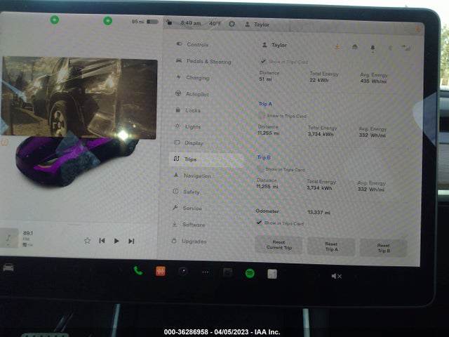 2021 Tesla Model Y, VIN: 5YJYGDEFXMF081938