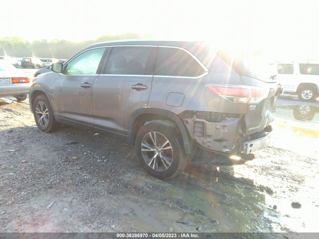 2016 TOYOTA HIGHLANDER XLE VIN: 5TDKKRFH1GS150792