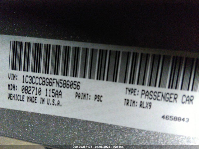 Chrysler 200 S 2015 1C3CCCBG6FN586056 Image 9