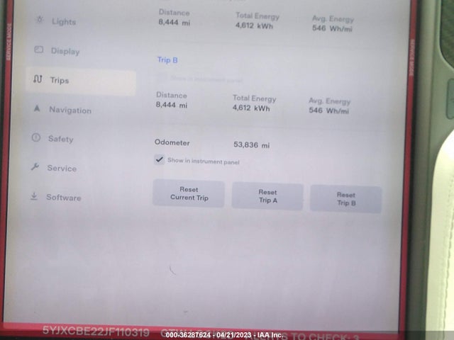 Tesla Model X 75d/100d/p100d 2018 5YJXCBE22JF110319 Image 8