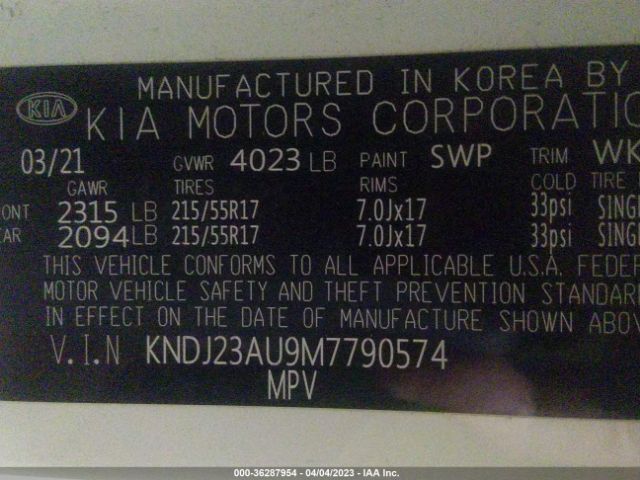 KNDJ23AU9M7790574 KIA SOUL S
