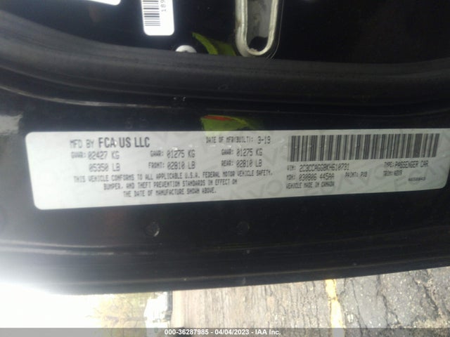 Chrysler 300 300s 2019 2C3CCAGG8KH610731 Image 9