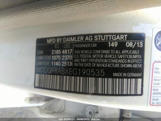 WDDGF8ABXEG190535 Mercedes-Benz C-class C 300