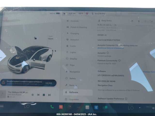 Tesla Model 3 Long Range 2020 5YJ3E1EB6LF787590 Image 7