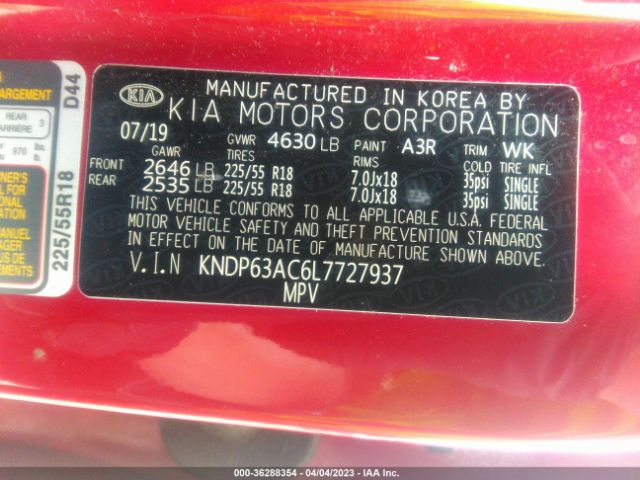 KNDP63AC6L7727937 KIA SPORTAGE S