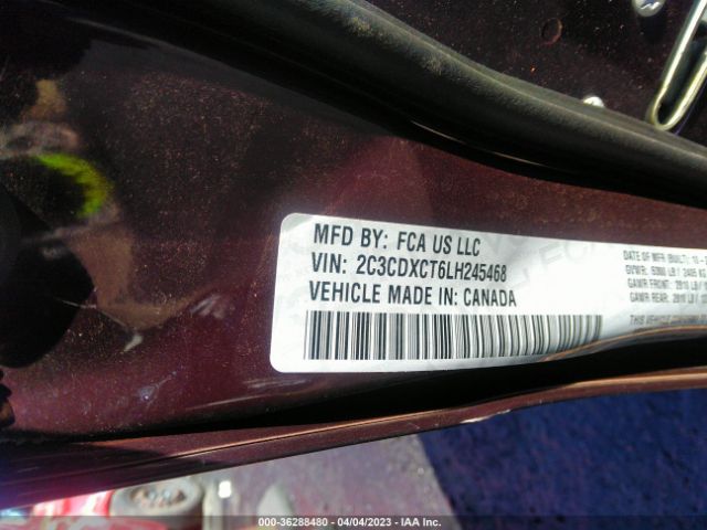 2C3CDXCT6LH245468 Dodge CHARGER R/T