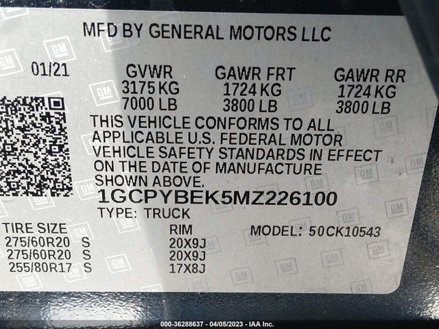 Chevrolet Silverado 1500 Custom 2021 1GCPYBEK5MZ226100 Image 9
